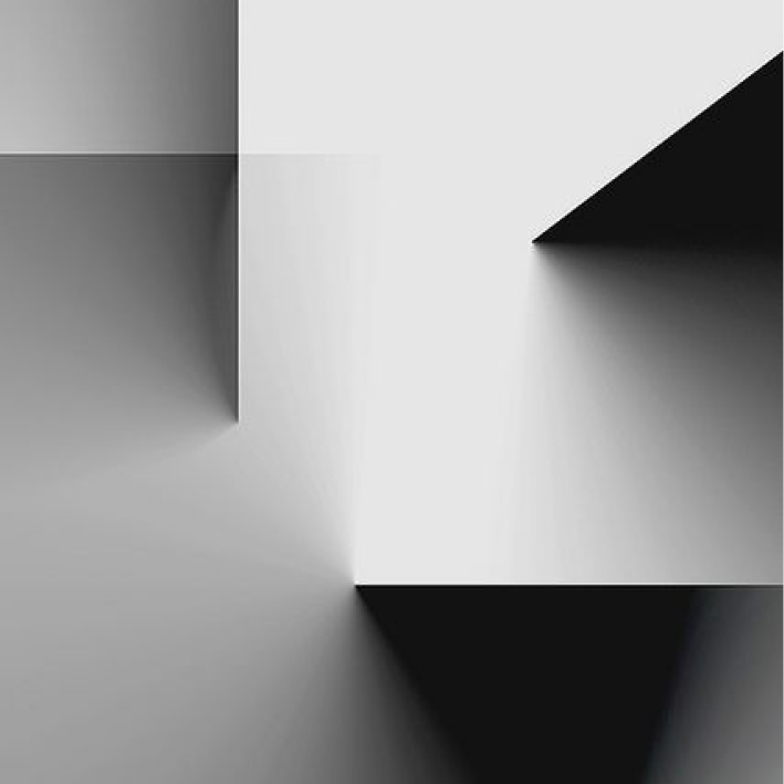 zwart-wit geometrische lijnen met schaduw